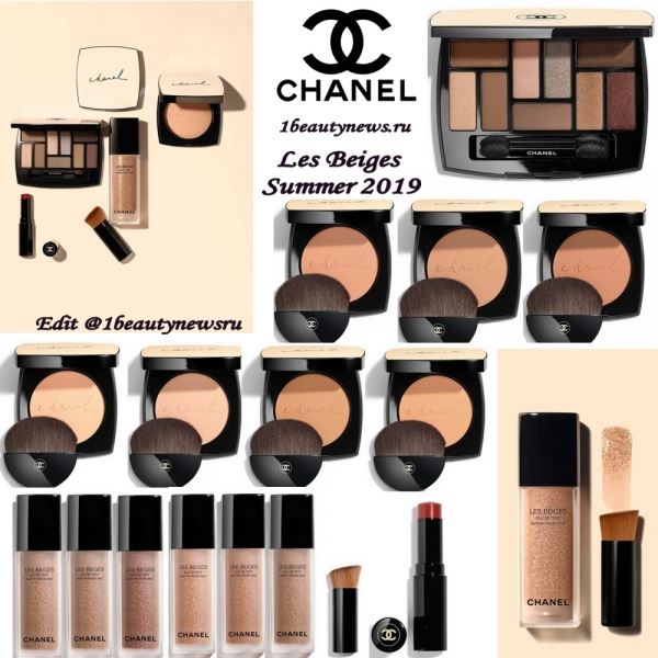 Летняя коллекция макияжа Chanel Les Beiges Makeup Collection Summer 2019: новые промо-фотографии