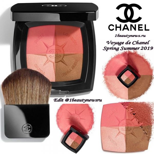 Новая эксклюзивная палетка для лица Chanel Voyage de Chanel Travel Face Palette Spring Summer 2019