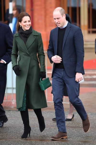 Новый выход Кейт Миддлтон и принца Уильяма. Она четвертый раз в этом пальто!