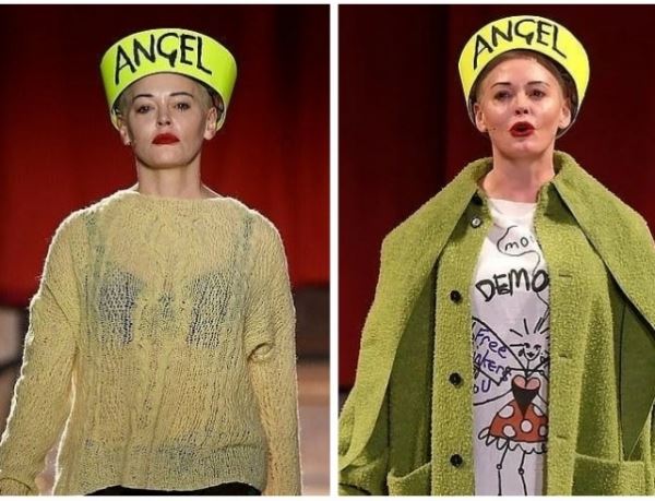 Роуз Макгоуэн стала героиней модного показа в Лондоне (ФОТО+ВИДЕО)